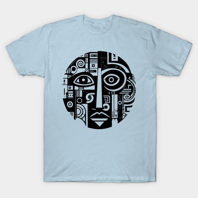 Pop Art Abstract Face T-Shirt by n23tees